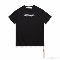 Hypeyourbeast OFF-WHITE Disney Spring X Summer Mickey Arrow Tee Shirt 'BLACK' T-Shirts