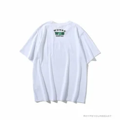 Hypeyourbeast BAPE Paint Splash Green Camouflage Tee Shirt 'WHITE' Clothes 11 Hypeyourbeast BAPE Paint Splash Green Camouflage Tee Shirt 'WHITE' Clothes