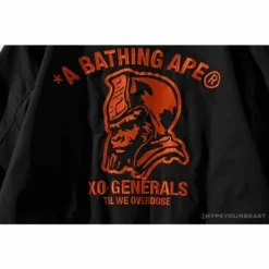 Hypeyourbeast BAPE X XO Red Jacket Baseball Uniform Clothes