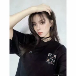 Hypeyourbeast T-Shirts OFF-WHITE Daisy Graffiti Arrow Conley Tee Shirt 'BLACK'