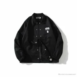 Hypeyourbeast Clothes BAPE X Star Wars Collaboration Windbreaker Jacket 'BLACK'