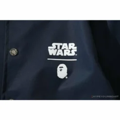 Hypeyourbeast BAPE X Star Wars Collaboration Windbreaker Jacket 'BLUE'