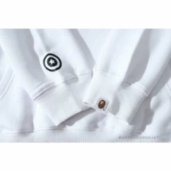 Hypeyourbeast BAPE Marilyn Monroe Camouflage Suspender Hoodie 'WHITE'