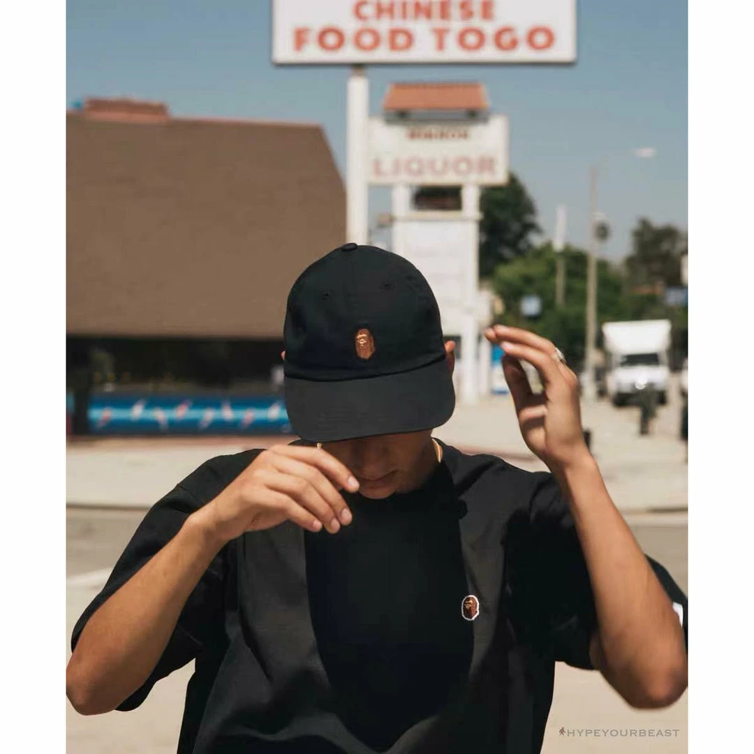 Hypeyourbeast Clothes BAPE Classic Embroidered Logo Ape Head Tee Shirt 'BLACK' 13 Hypeyourbeast Clothes BAPE Classic Embroidered Logo Ape Head Tee Shirt 'BLACK'