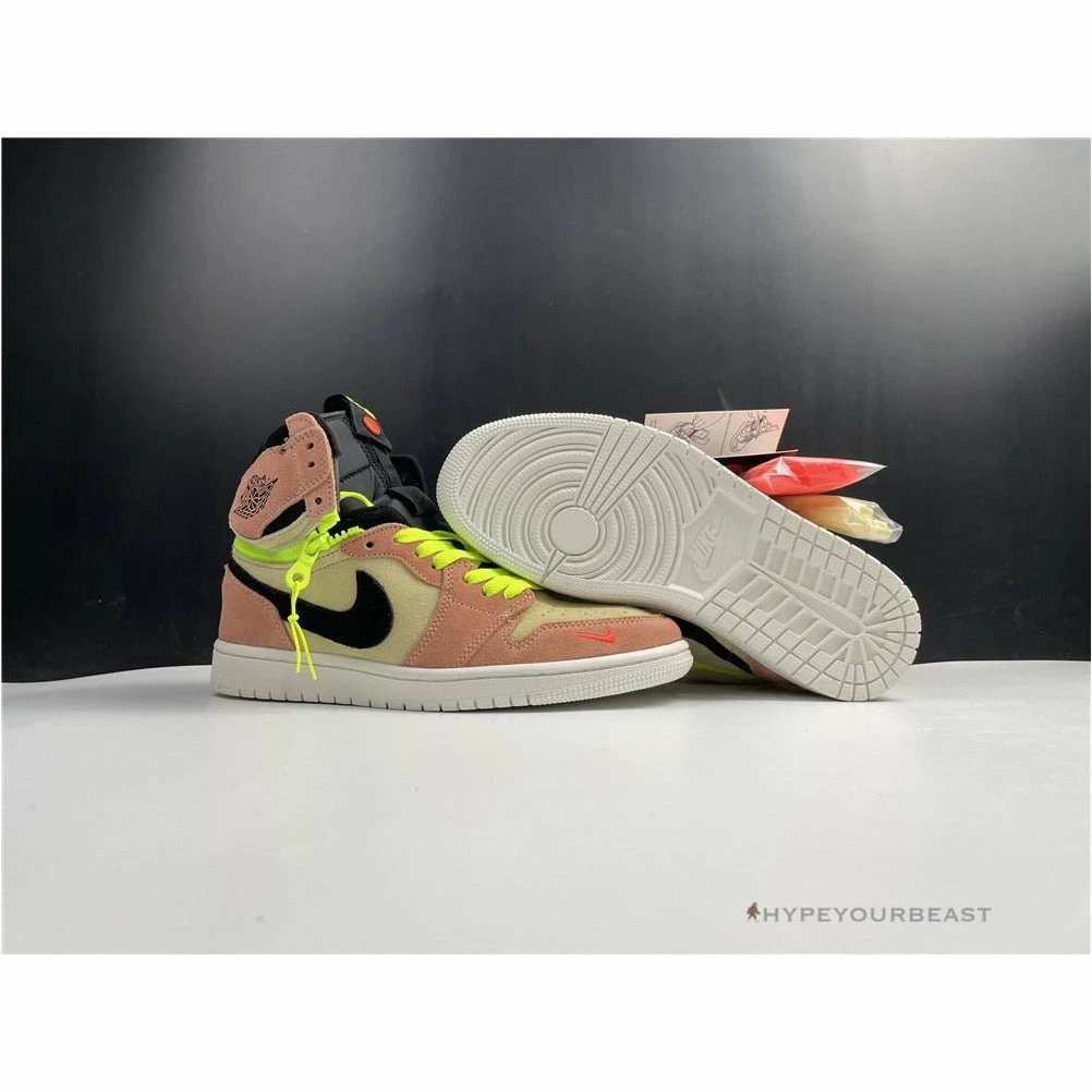 HypeYourBeast Air Jordan 1 High Switch 'Pink Volt' 1 HypeYourBeast Air Jordan 1 High Switch 'Pink Volt'