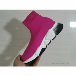 HypeYourBeast Balanciaga Sock Sneakers BCG Sock Sneakers Pink White Black
