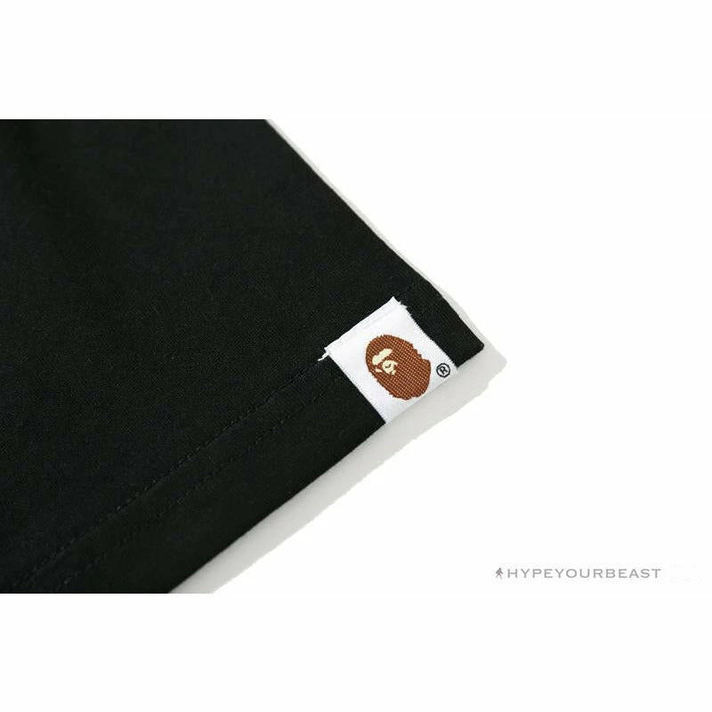 Hypeyourbeast Clothes BAPE Green Ape Head Blue Storm Tee Shirt 'BLACK' 7 Hypeyourbeast Clothes BAPE Green Ape Head Blue Storm Tee Shirt 'BLACK'