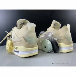 Hypeyourbeast Off White X Air Jordan 4 Sail 20 Hypeyourbeast Off White X Air Jordan 4 Sail