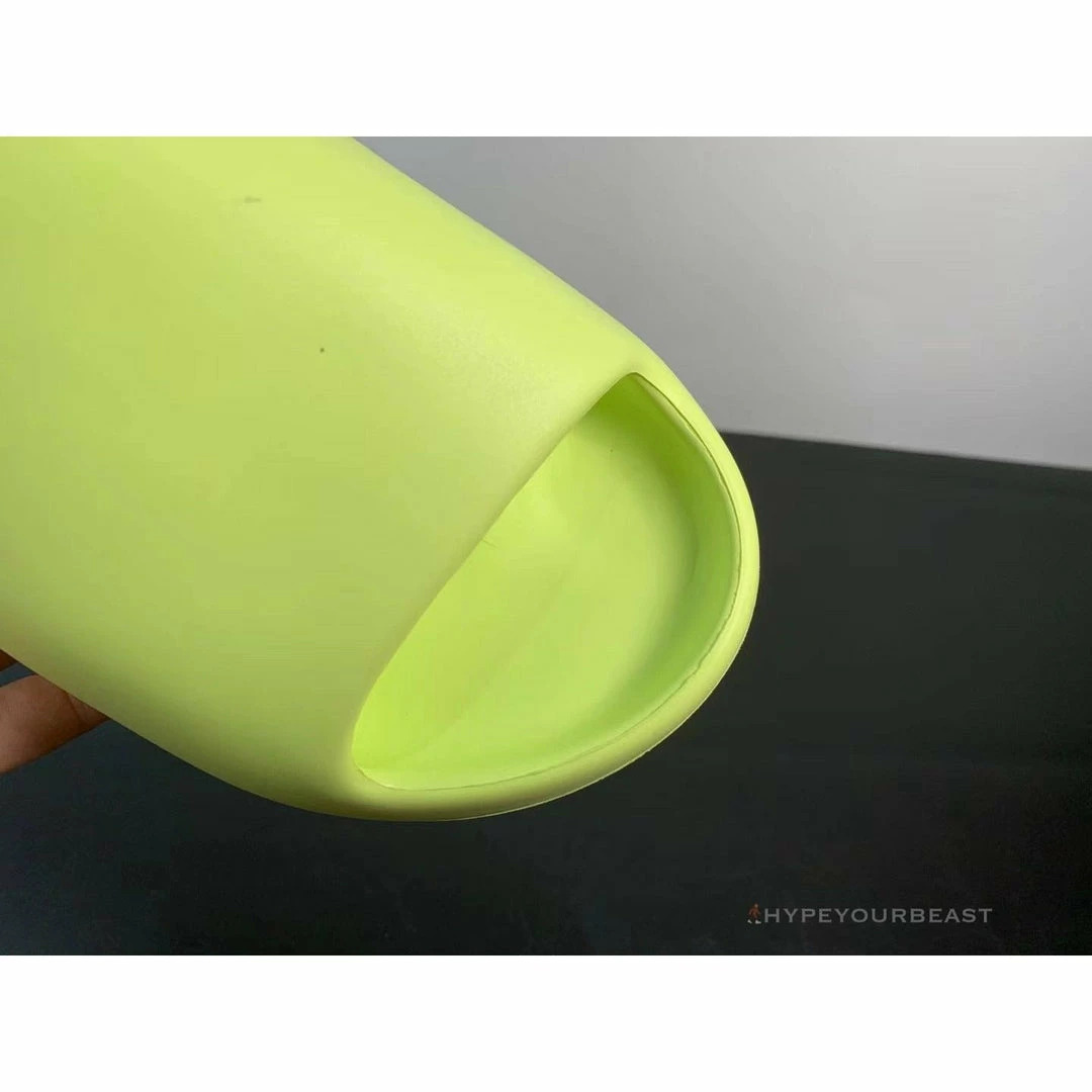 HypeYourBeast Adidas Yeezy Slide Glow Green 7 HypeYourBeast Adidas Yeezy Slide Glow Green