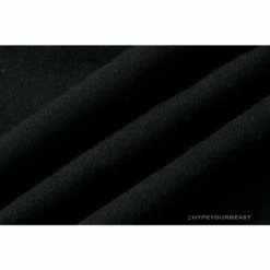 Hypeyourbeast BAPE Classic Ape Head Embroidered Standard Cotton Terry Pants 'BLACK' Clothes