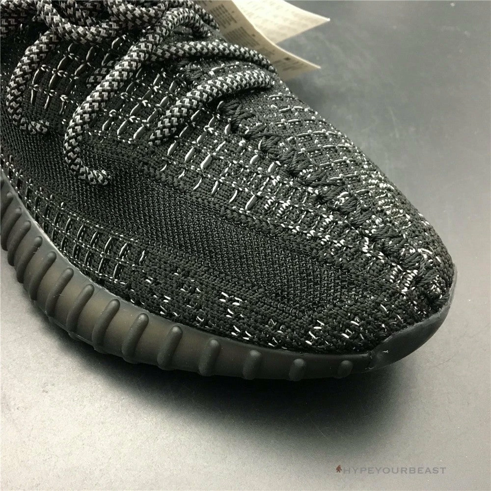 Hypeyourbeast Adidas Yeezy Boost 350 V2 Black / Black / Static 9 Hypeyourbeast Adidas Yeezy Boost 350 V2 Black / Black / Static