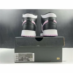 Hypeyourbeast Jordan 1 Mid White Black Light Arctic Pink