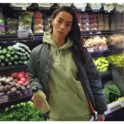 Hypeyourbeast Supreme Box Logo Hoodie Lime Green 6 Hypeyourbeast Supreme Box Logo Hoodie Lime Green