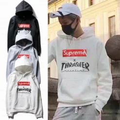 Hypeyourbeast Hoodies & Jackets Supreme X Thrasher Hoodie White 7 Hypeyourbeast Hoodies & Jackets Supreme X Thrasher Hoodie White