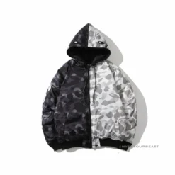 HypeYourBeast Clothes Bape Camo Hoodie White Black