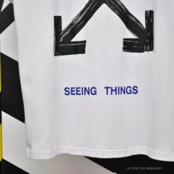 Hypeyourbeast OFF-WHITE Seeing Things Arrow Tee Shirt 'WHITE' T-Shirts