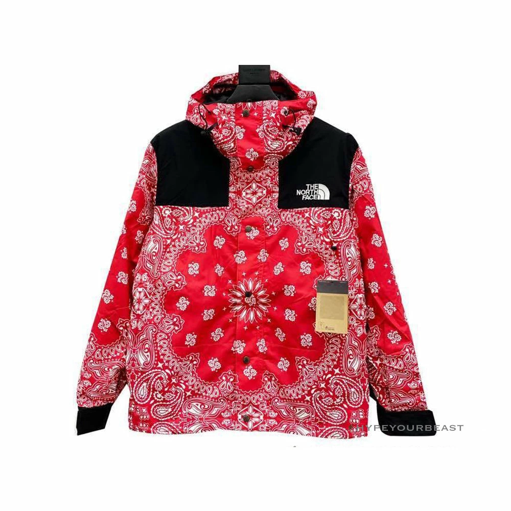 HypeYourBeast Supreme X TNF Bandana Jacket Red 9 HypeYourBeast Supreme X TNF Bandana Jacket Red