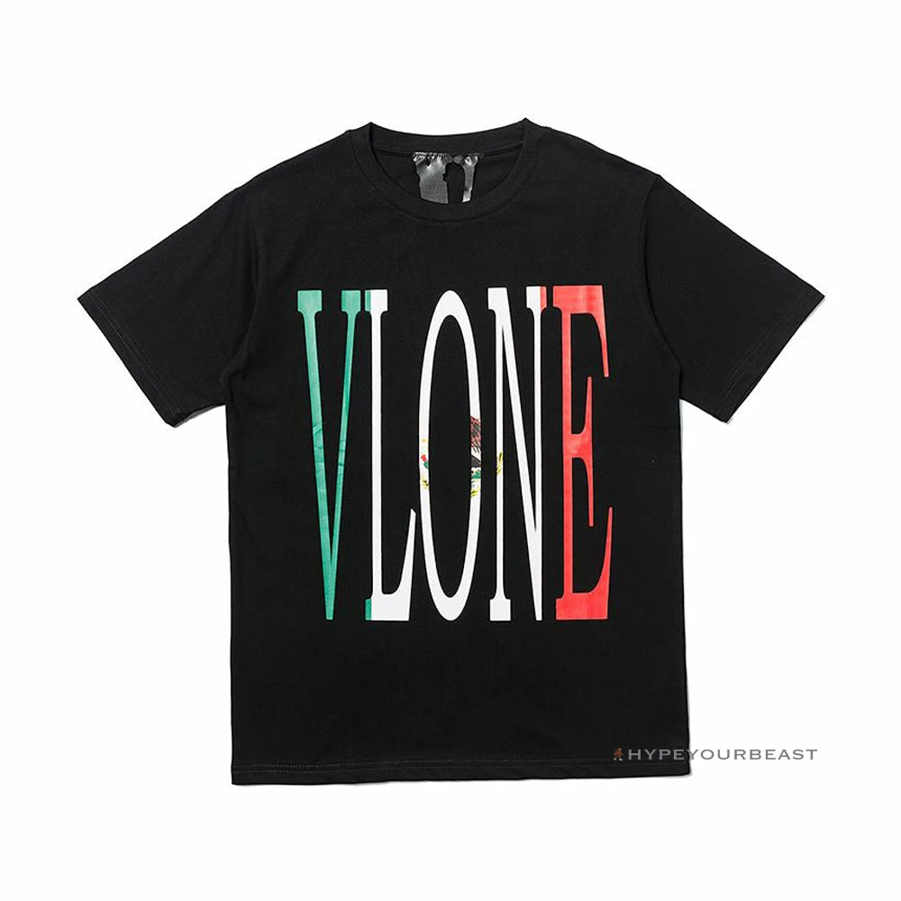 HypeYourBeast Vlone Mexico Black Tee Shirt 1 HypeYourBeast Vlone Mexico Black Tee Shirt