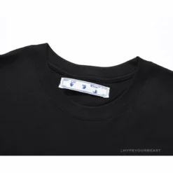 Hypeyourbeast OFF-WHITE Dimensional Arrow Angry Calf Tee Shirt 'BLACK'
