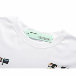Hypeyourbeast T-Shirts OFF-WHITE Daisy Graffiti Arrow Conley Tee Shirt 'WHITE'