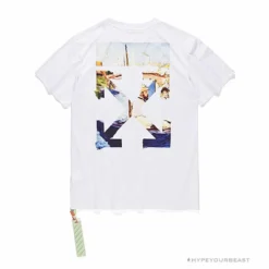 Hypeyourbeast OFF-WHITE Monet Tee Shirt 'WHITE' T-Shirts