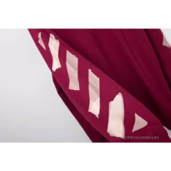 Hypeyourbeast OFF-WHITE Rubber Strip Arrow Long Sleeve Shirt 'WINE RED' Shirts 18 Hypeyourbeast OFF-WHITE Rubber Strip Arrow Long Sleeve Shirt 'WINE RED' Shirts