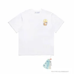 Hypeyourbeast T-Shirts OFF-WHITE Hawaiian Cow Arrow Tee Shirt "WHITE'