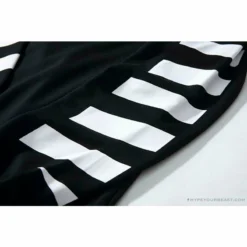 Hypeyourbeast Shirts OFF-WHITE Classic Basic Cotton Terry Round Long Sleeve Shirt 'BLACK'