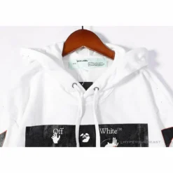 Hypeyourbeast Hoodies & Jackets OFF-WHITE Skull And Writing Hoodie 'WHITE'