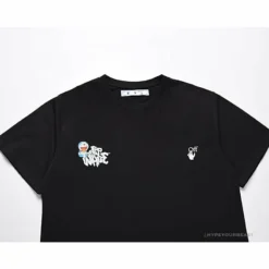 Hypeyourbeast OFF-WHITE Graffiti Letter Doraemon Tee Shirt ' BLACK' T-Shirts 14 Hypeyourbeast OFF-WHITE Graffiti Letter Doraemon Tee Shirt ' BLACK' T-Shirts