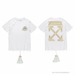 Hypeyourbeast T-Shirts OFF-WHITE Explosive Strip Basic Arrow Tee Shirt 'WHITE' 7 Hypeyourbeast T-Shirts OFF-WHITE Explosive Strip Basic Arrow Tee Shirt 'WHITE'