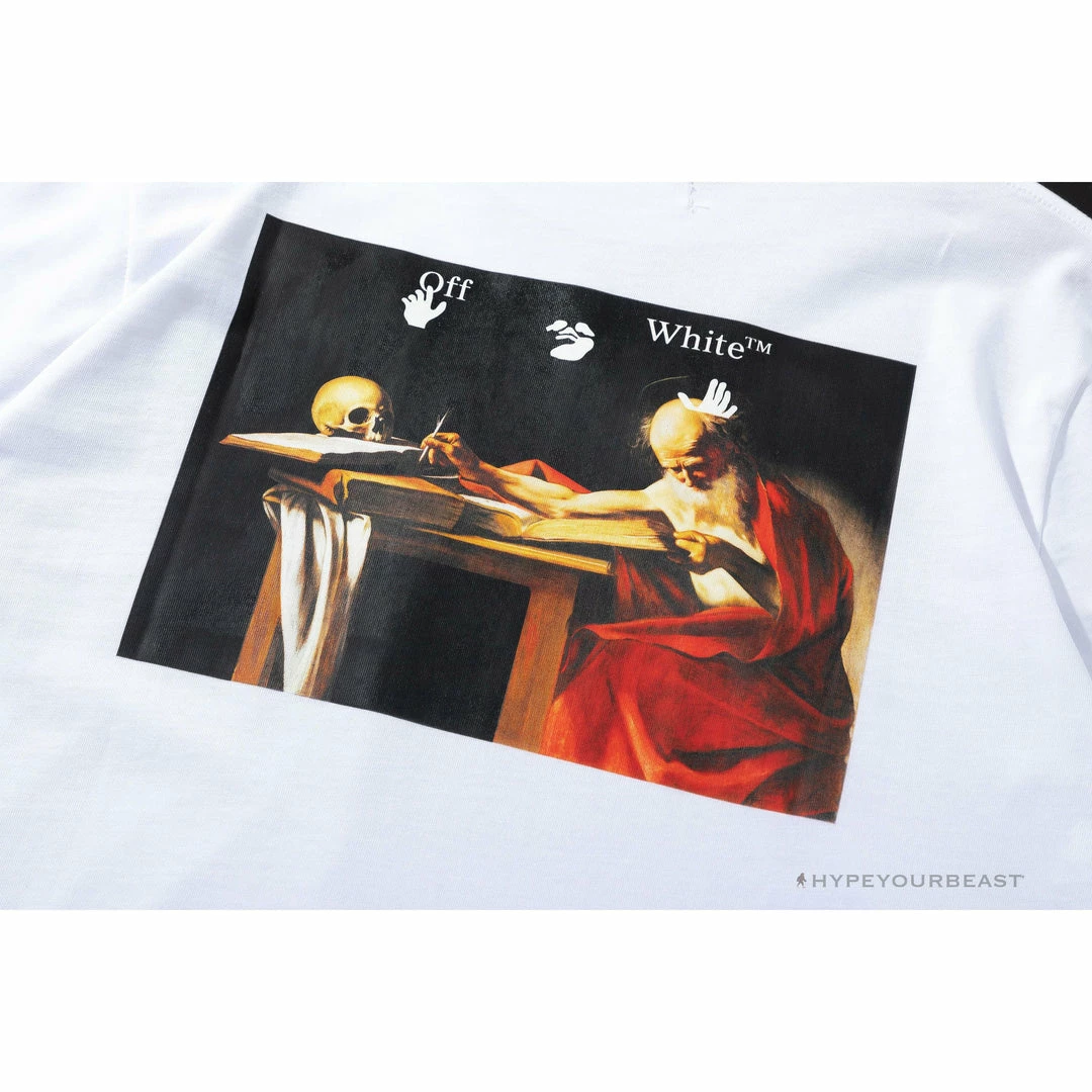 Hypeyourbeast T-Shirts OFF-WHITE Skull And Writing Tee Shirt 'WHITE' 6 Hypeyourbeast T-Shirts OFF-WHITE Skull And Writing Tee Shirt 'WHITE'
