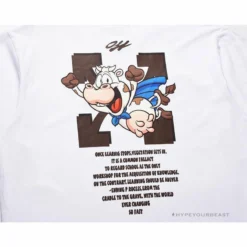 Hypeyourbeast T-Shirts OFF-WHITE Arrow Flying Cow Tee Shirt 'WHITE' 23 Hypeyourbeast T-Shirts OFF-WHITE Arrow Flying Cow Tee Shirt 'WHITE'