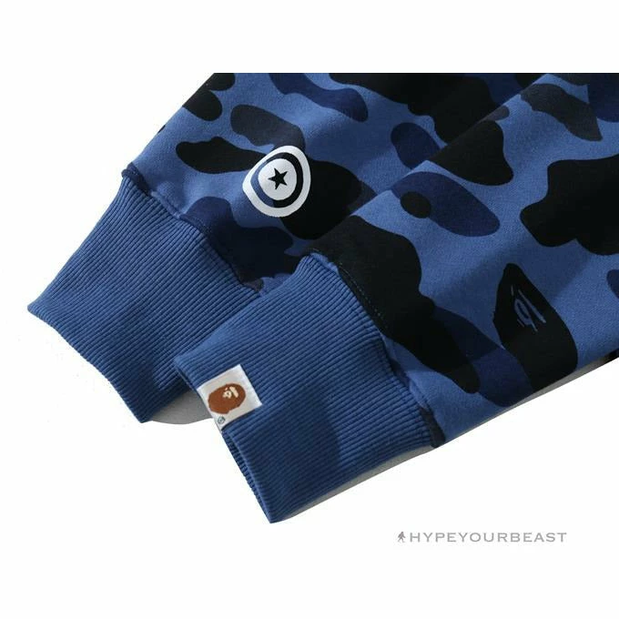 Hypeyourbeast Clothes BAPE Camo Hoodie Shark Head 'NAVY BLUE' 8 Hypeyourbeast Clothes BAPE Camo Hoodie Shark Head 'NAVY BLUE'