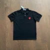 Hypeyourbeast CDG Polo Shirt Black Shirts