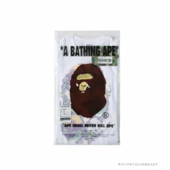 Hypeyourbeast Clothes BAPE Great Ape Head Symphony Lightning Tee Shirt 'WHITE'