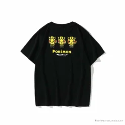 Hypeyourbeast BAPE Baby Milo Pocket Pikachu Tee Shirt 'BLACK'