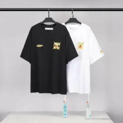 Hypeyourbeast OFF-WHITE Dimensional Arrow Angry Calf Tee Shirt 'BLACK'