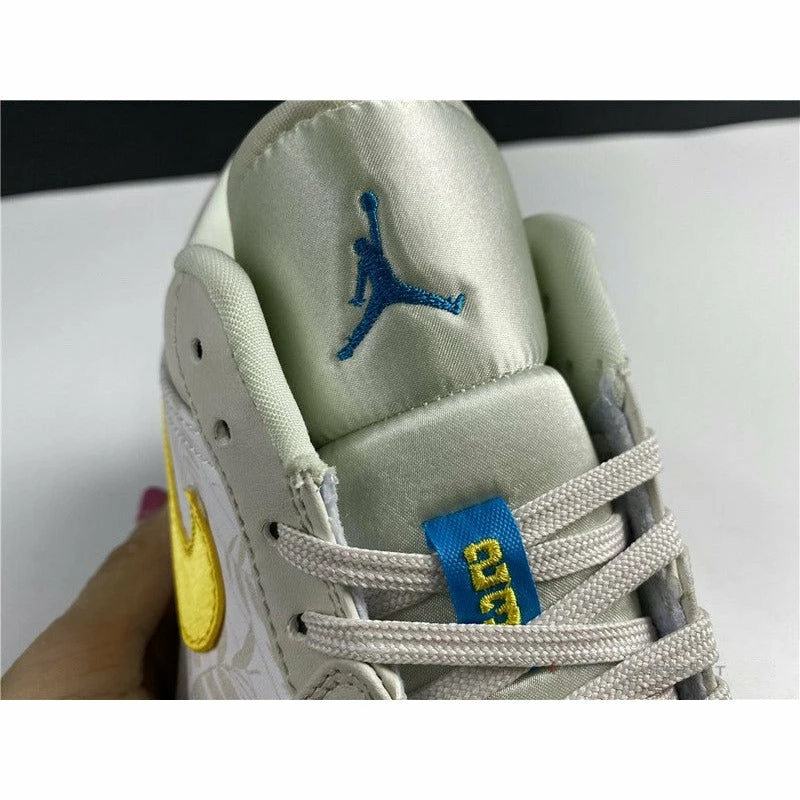 Hypeyourbeast Air Jordan 1 Low 'Palm Tree Beige Yellow' 3 Hypeyourbeast Air Jordan 1 Low 'Palm Tree Beige Yellow'