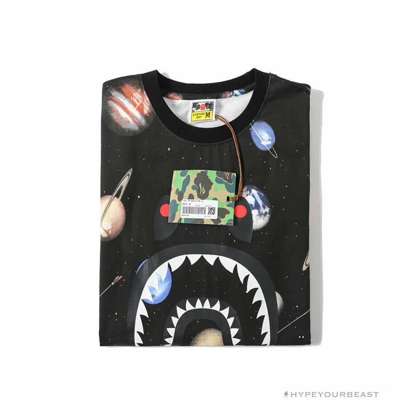 Hypeyourbeast BAPE Shark Head Planet Tee Shirt Clothes 12 Hypeyourbeast BAPE Shark Head Planet Tee Shirt Clothes