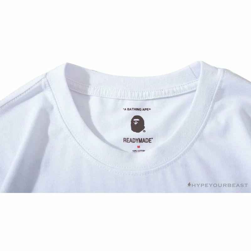 Hypeyourbeast BAPE Readymade Small Bee Camouflage Letter Tee Shirt 'BLUE' 3 Hypeyourbeast BAPE Readymade Small Bee Camouflage Letter Tee Shirt 'BLUE'