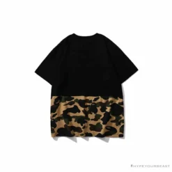 Hypeyourbeast BAPE Ape Man Head Gothic Body Camouflage Tee Shirt