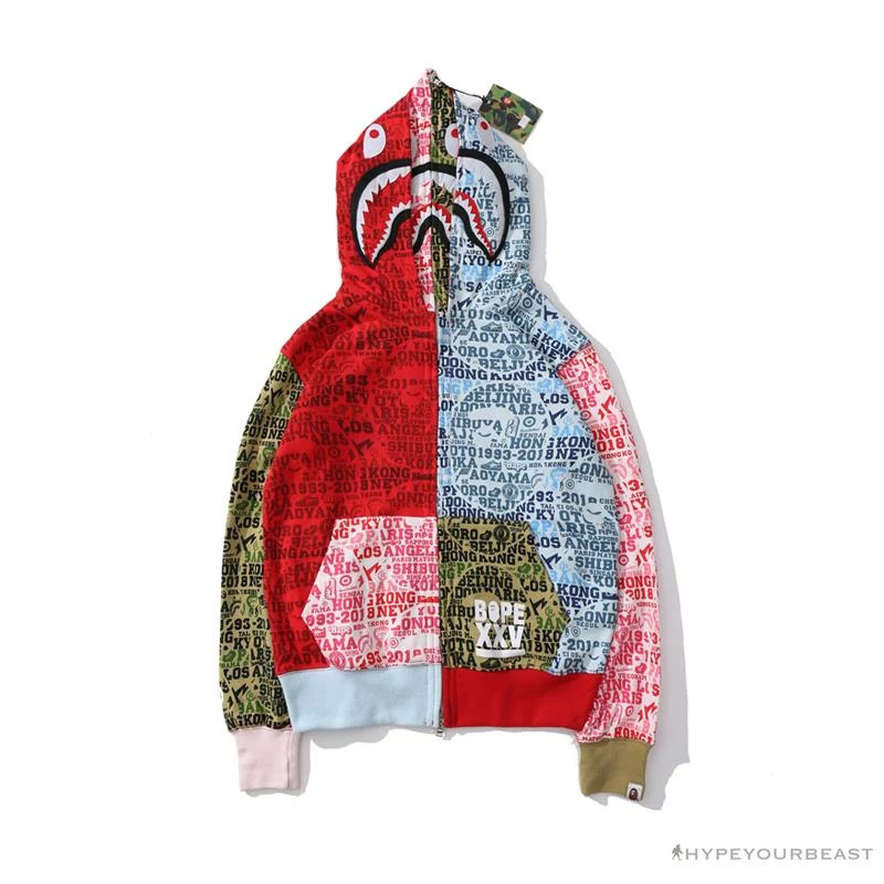 Hypeyourbeast BAPE 25th Anniversary Double-Cap Camouflage Hoodie 1 Hypeyourbeast BAPE 25th Anniversary Double-Cap Camouflage Hoodie