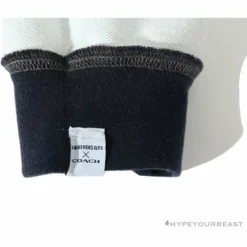 Hypeyourbeast BAPE X COACH Co-Branded Dark-Blue Hoodie Clothes