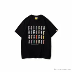 Hypeyourbeast BAPE Violent Bear Collaboration 28th Anniversary Camouflage Tee Shirt 'BLACK'