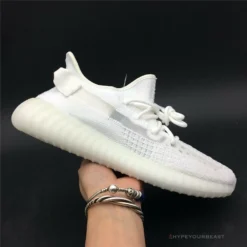 Hypeyourbeast Adidas Yeezy Boost 350 V2 White / White Translucent Stripe 17 Hypeyourbeast Adidas Yeezy Boost 350 V2 White / White Translucent Stripe