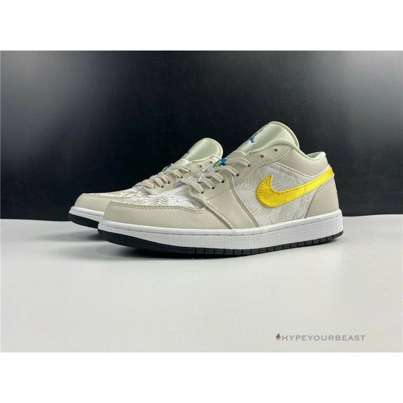 Hypeyourbeast Air Jordan 1 Low 'Palm Tree Beige Yellow' 2 Hypeyourbeast Air Jordan 1 Low 'Palm Tree Beige Yellow'