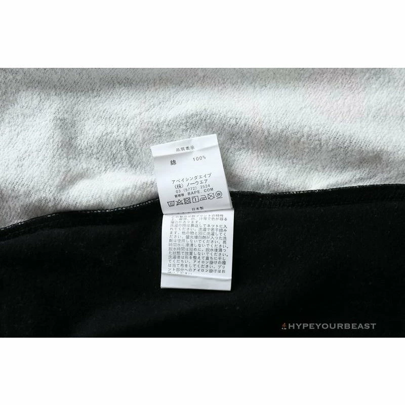 Hypeyourbeast Clothes BAPE Badge LOGO Sticker Style Stitching Hoodie 8 Hypeyourbeast Clothes BAPE Badge LOGO Sticker Style Stitching Hoodie