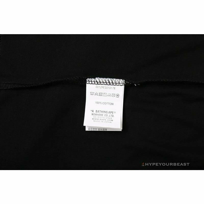 Hypeyourbeast Clothes BAPE Camouflage Three-Color Question Mark Tee Shirt 'BLACK' 11 Hypeyourbeast Clothes BAPE Camouflage Three-Color Question Mark Tee Shirt 'BLACK'