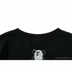 Hypeyourbeast Clothes BAPE Universe Solar System Ape Man Head Tee Shirt 'BLACK'